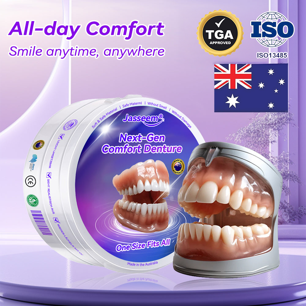 𝐉𝐚𝐬𝐬𝐞𝐞𝐦® Latest Premium Comfort Dentures👩‍⚕️🎉 (High-End Dentures, Easy to Wear - Limited Time 70% Discount)