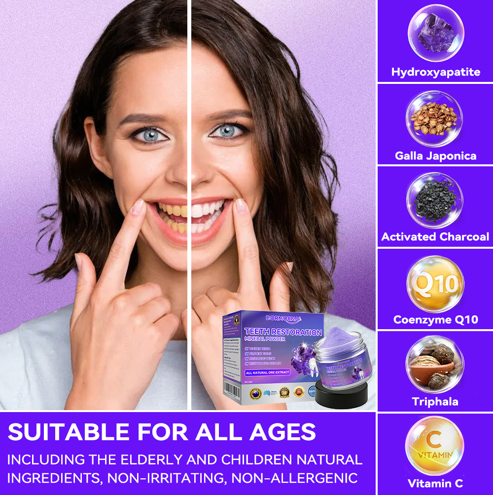 𝑂𝑓𝑓𝑖𝑐𝑖𝑎𝑙 𝑆𝑡𝑜𝑟𝑒🍀|𝐷𝑜𝑟𝑚𝑜𝑟𝑛𝑎® Teeth Restoration Mineral Powder (Recommended by the Australian Dental Association) (Flash Sale - Don’t Miss Out!)