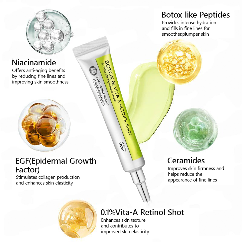 𝑂𝑓𝑓𝑖𝑐𝑖𝑎𝑙 𝑆𝑡𝑜𝑟𝑒🔥|Regain youthful skin nown 💫STDEI® BOTOX & VITA A RETINOL SHOT Wrinkle Lift Tightening Cream