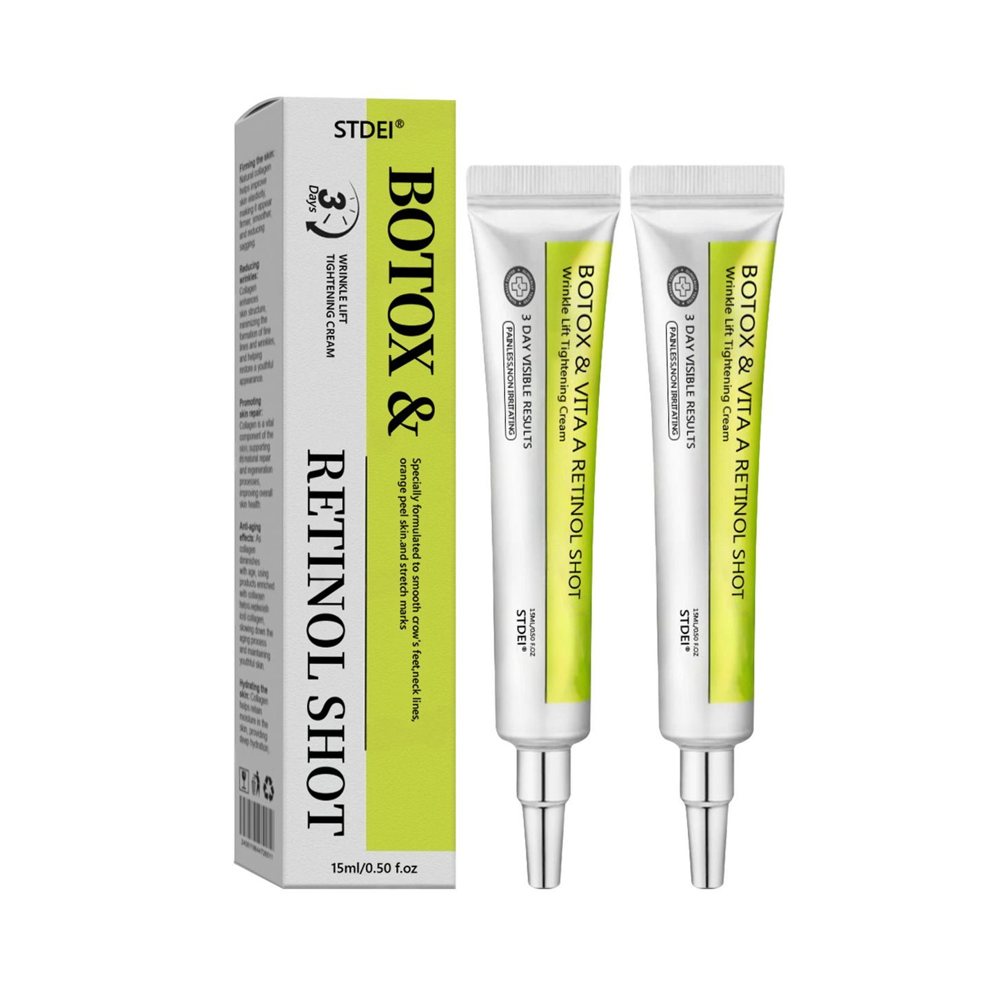 𝑂𝑓𝑓𝑖𝑐𝑖𝑎𝑙 𝑆𝑡𝑜𝑟𝑒🔥|Regain youthful skin nown 💫STDEI® BOTOX & VITA A RETINOL SHOT Wrinkle Lift Tightening Cream