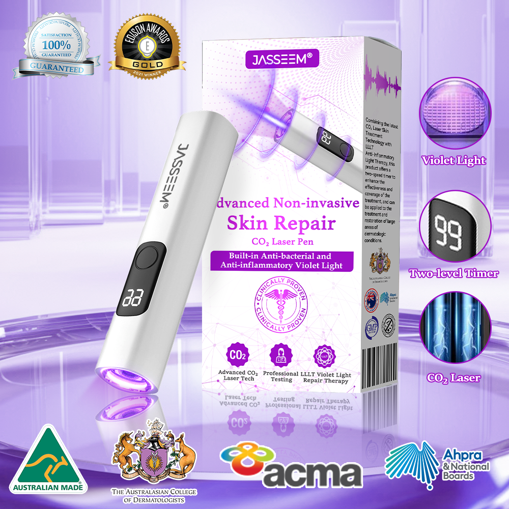 𝐉𝐚𝐬𝐬𝐞𝐞𝐦® Advanced Non-Invasive Skin Repair CO₂ Laser Pen 💕 (Gently removes warts, moles, age spots, and skin tags – no pain, no fuss!)