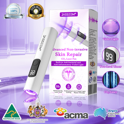 𝐉𝐚𝐬𝐬𝐞𝐞𝐦® Advanced Non-Invasive Skin Repair CO₂ Laser Pen 💕 (Gently removes warts, moles, age spots, and skin tags – no pain, no fuss!)