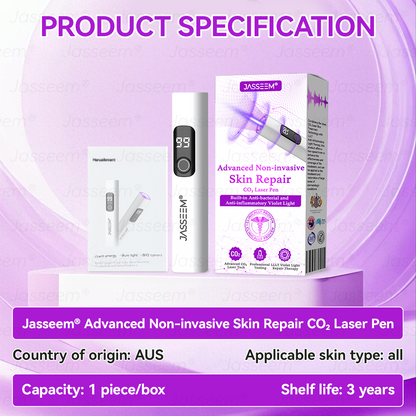🔥 Only 10 left — 50% off today! 🎉 The 𝐉𝐚𝐬𝐬𝐞𝐞𝐦® Advanced Non-Invasive CO₂ Laser Pen is the perfect gift — whether as a backup for yourself or for family, friends, or someone special.