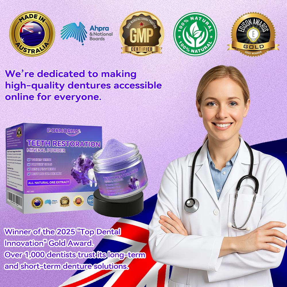 𝑂𝑓𝑓𝑖𝑐𝑖𝑎𝑙 𝑆𝑡𝑜𝑟𝑒🍀|𝐷𝑜𝑟𝑚𝑜𝑟𝑛𝑎® Teeth Restoration Mineral Powder (Recommended by the Australian Dental Association) (Flash Sale - Don’t Miss Out!)