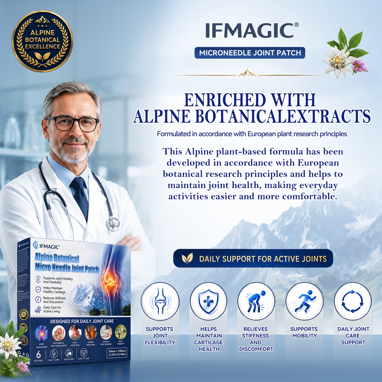🎁🎁𝗜𝑭𝑴𝑨𝑮𝑰𝐶® 𝖠𝗅𝗽𝗶𝗻𝗲 𝑩𝒐𝒕𝒂𝒏𝒊𝒄𝒂𝒍 𝑀𝑖𝑐𝑟𝑜 𝑁𝑒𝑒𝑑𝑙𝑒 𝐉𝑜𝑖𝑛𝑡 𝑃𝑎𝑡𝑐ℎ💎