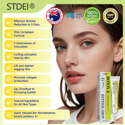 𝑂𝑓𝑓𝑖𝑐𝑖𝑎𝑙 𝑆𝑡𝑜𝑟𝑒🔥|Regain youthful skin nown 💫STDEI® BOTOX & VITA A RETINOL SHOT Wrinkle Lift Tightening Cream