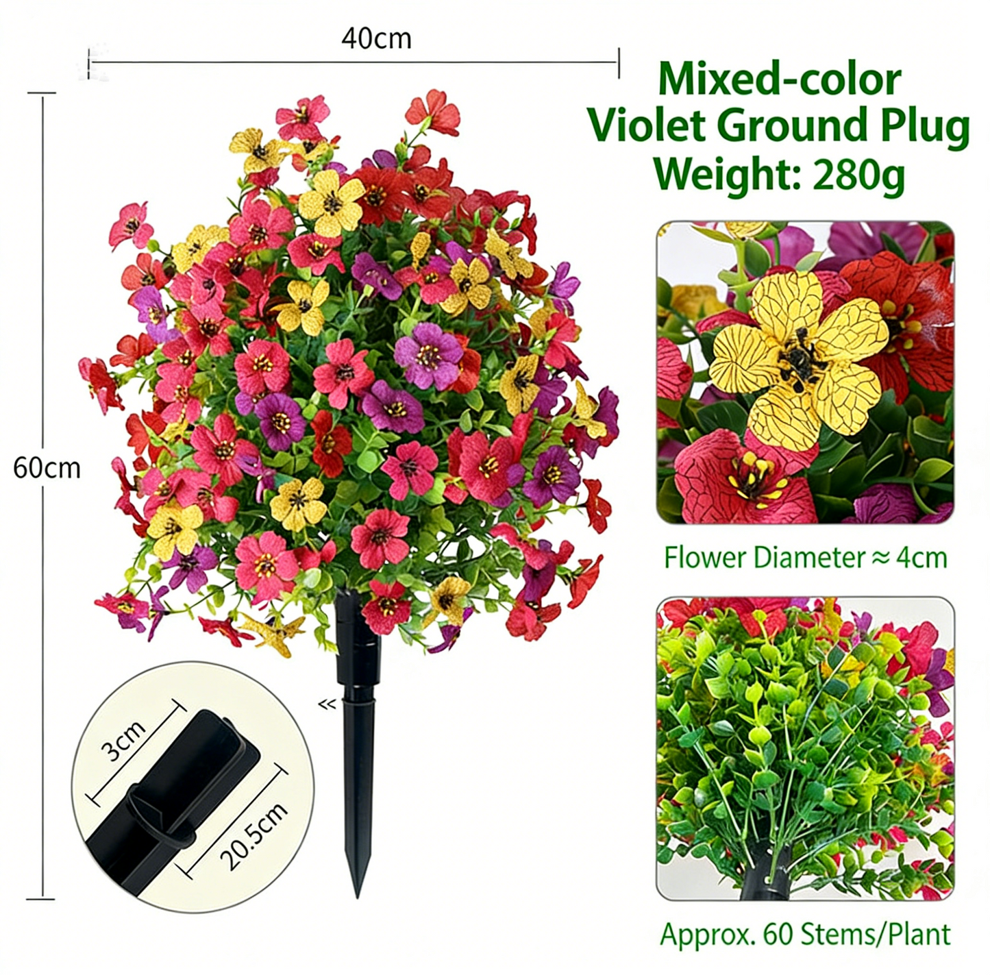 🔥【HOT】- 🌷60% OFF🍀SVOZK® Four Season Artificial Garden Stakes💦
