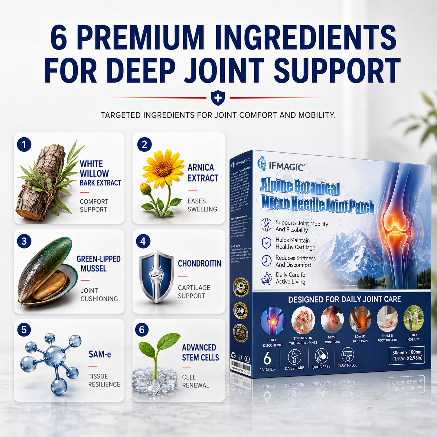 🎁🎁𝗜𝑭𝑴𝑨𝑮𝑰𝐶® 𝖠𝗅𝗽𝗶𝗻𝗲 𝑩𝒐𝒕𝒂𝒏𝒊𝒄𝒂𝒍 𝑀𝑖𝑐𝑟𝑜 𝑁𝑒𝑒𝑑𝑙𝑒 𝐉𝑜𝑖𝑛𝑡 𝑃𝑎𝑡𝑐ℎ💎